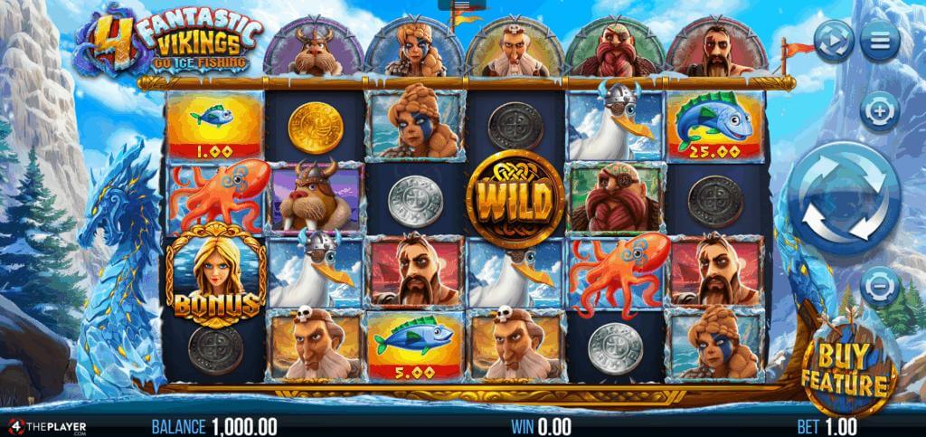 4 Fantastic Vikings Go Fishing Slot Oyunu