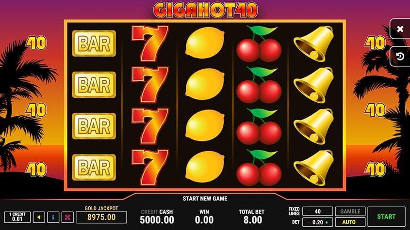 Giga Hot 40 Slot Oyunu
