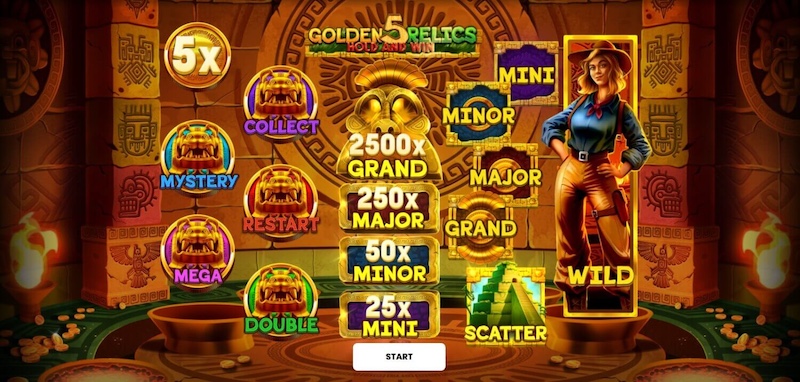5 Relics of Power Slot Oyunu