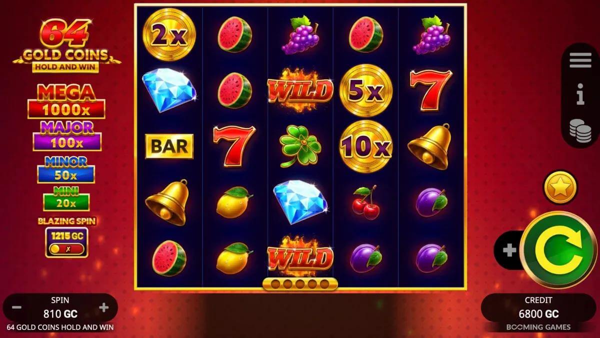 64 Gold Coins Slot Oyunu